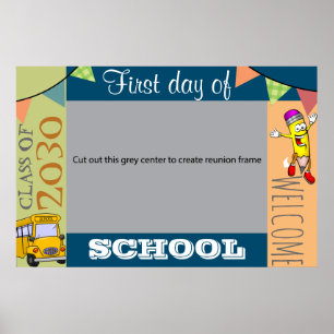 Primeiro dia de foto da escola Poster