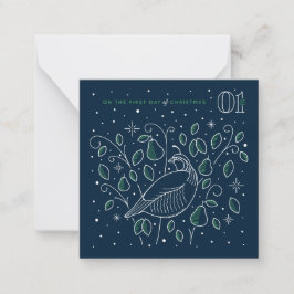 PRIMEIRO DIA DE NATAL / Cartão de Notas de Papelar