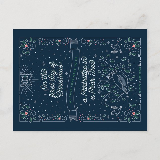 PRIMEIRO DIA DO NATAL / Cartão de Natal (Frente)