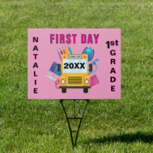 Primeiro dia do personalizado de nível 1rua