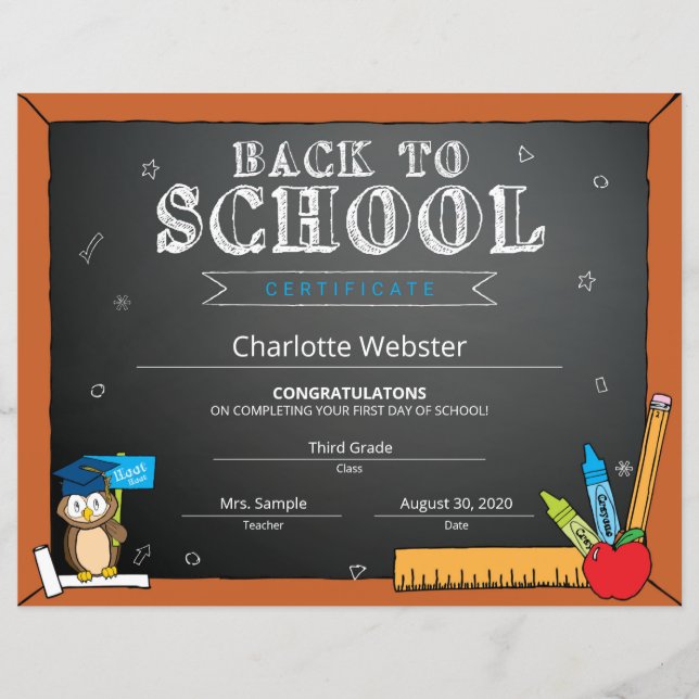 Primeiro Dia Negro de Pré-Escolas - Assine de volt (Frente)