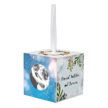 Primeiro Enfeites de natal Casado Personalizado