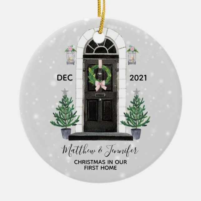 Primeiro Enfeites de natal Natal de Natal (Frente)