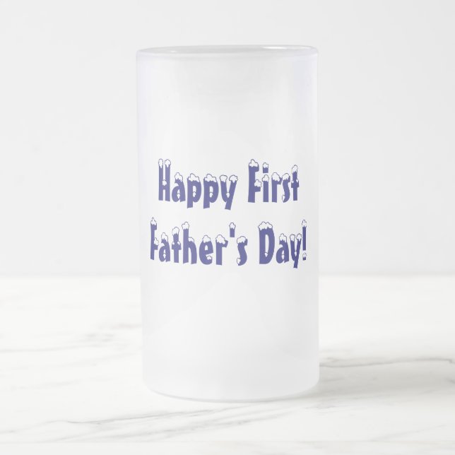 Primeiro feliz, dia dos pais! - Caneca de (Centro)