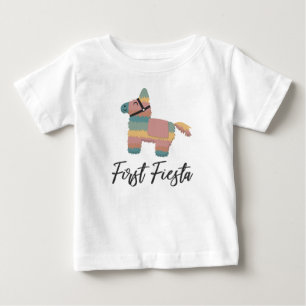 Primeiro Fiesta Kids Camisa de Festa de aniversári