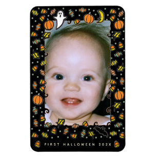 Primeiro Ímã de Moldura de Foto de Halloween
