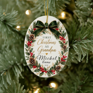 Primeiro Natal como Avô Enfeite | Personalizado