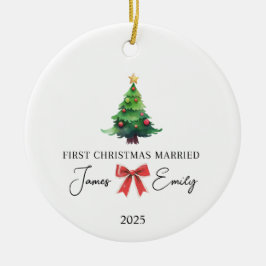 Primeiro Natal Como Ornamento Casado, Presente De