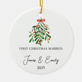 Primeiro Natal Como Ornamento Casado, Presente De