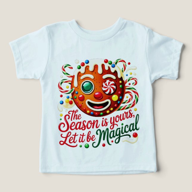 Primeiro Natal do Biscoito de Gengibre Bonitinho d (Design frontal)