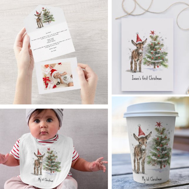 Primeiro Natal do Doce Donkey, personalizado (Criador carregado)