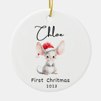 Primeiro Natal, Ornamento Personalizado do Nome do