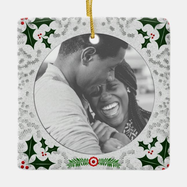 Primeiro Ornamento de Natal (Frente)