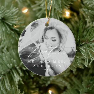 Primeiro Ornamento de Natal Casado