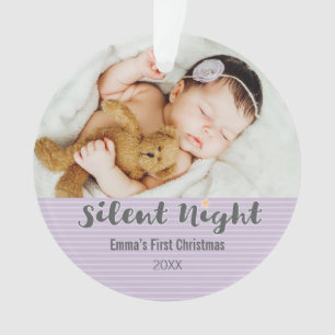 Primeiro Ornamento de Natal do Bebê