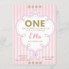 Primeiro ouro do aniversário e convites