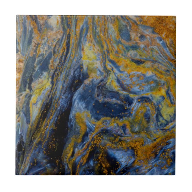 Primeiro plano abstrato de Pietersite (Frente)