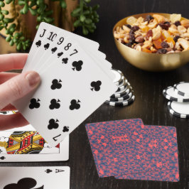Primeiro plano de quatro cartas de baralho