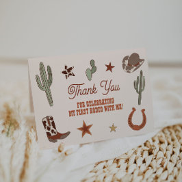 Primeiro Rodeio Cartão de Agradecimento de 1º Aniv
