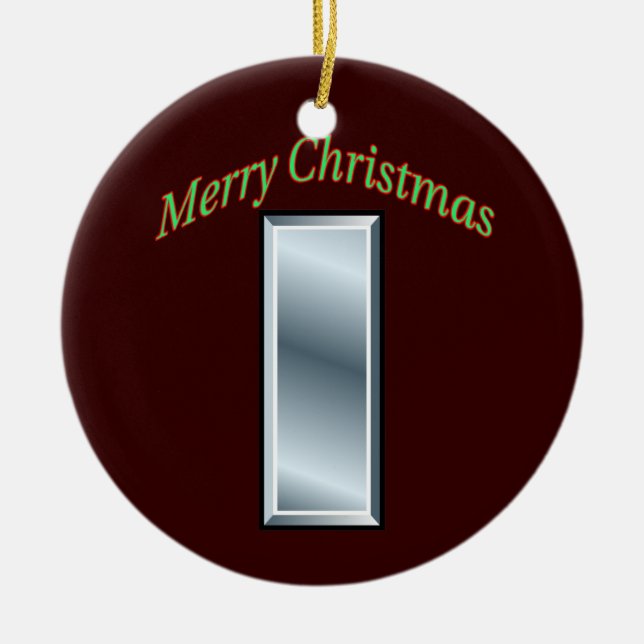 Primeiro Tenente Enfeites de natal do Exército (Frente)