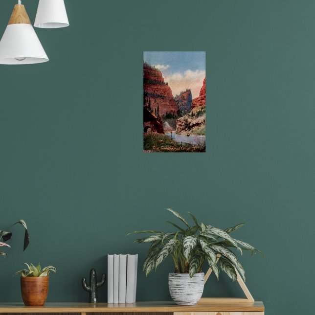 Primeiro túnel Vintage Poster (Sala de Estar 1)