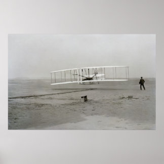 Primeiro voo bem-sucedido da Poster do Wright Flye