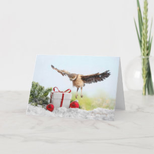 Primeiro voo no Natal - Cartão de Férias 5x7