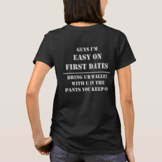 Primeiros Datas são uma Camisa Fácil
