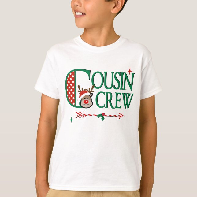 Primo Crew Reindet Camisas Filhos Primo Natal (Frente)