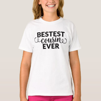 Primo Mais Bonito Nascê Meninas Camisa com Sujeira