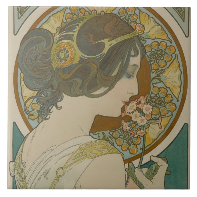 Primrose por Alphonse Mucha (1899) (Frente)