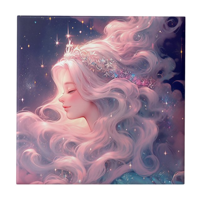 Princesa Anime Feita De Estrelas (Frente)