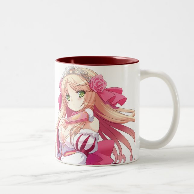 Princesa Anime Menina Caneca (Direita)