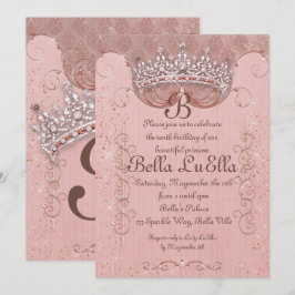 Princesa Bling Diamond Convites de festas