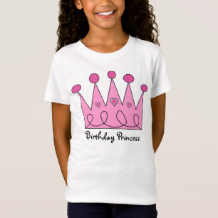 Princesa Camisa do aniversário