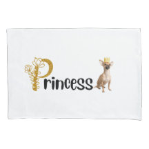 Princesa Chihuahua Personalizada Pillowcase