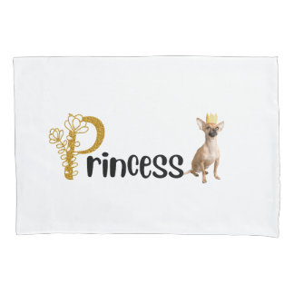 Princesa Chihuahua Personalizada Pillowcase