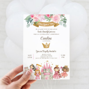 Princesa Convite de aniversário
