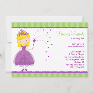 Princesa Convites de aniversário
