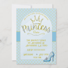Princesa Convites de festas de aniversários