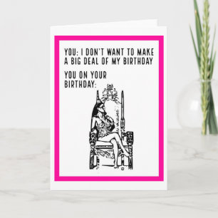 Princesa de aniversário... Cartão de aniversário