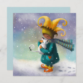 Princesa De Inverno E Seu Gato