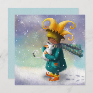 Princesa De Inverno E Seu Gato