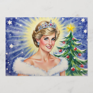 Princesa Diana da Inglaterra - Cartão de Natal