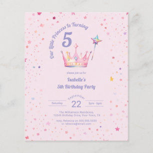 Princesa do Orçamento Rosa Rosa Menininha Aniversá