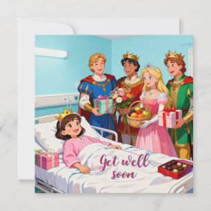 Princesa Doente no Hospital com Visitantes 1
