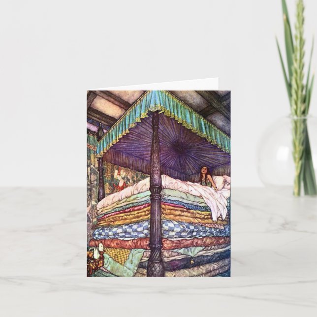 Princesa e o cartão da ervilha (Frente)