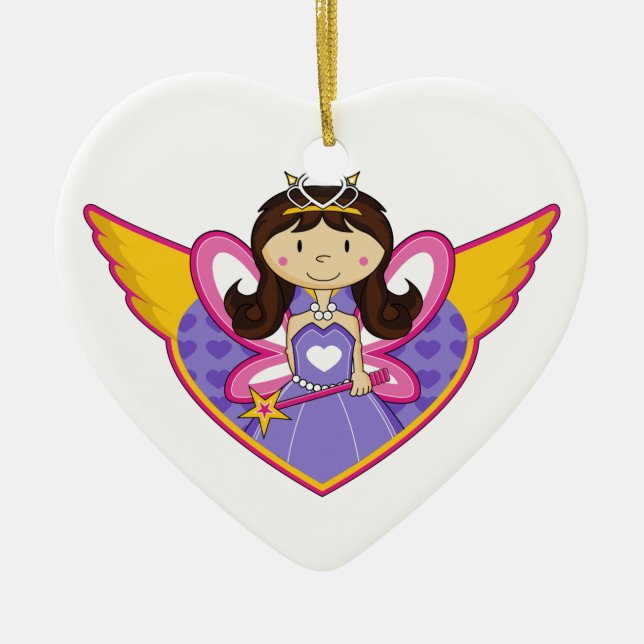 Princesa Enchanted pequena bonito Ornamento (Frente)