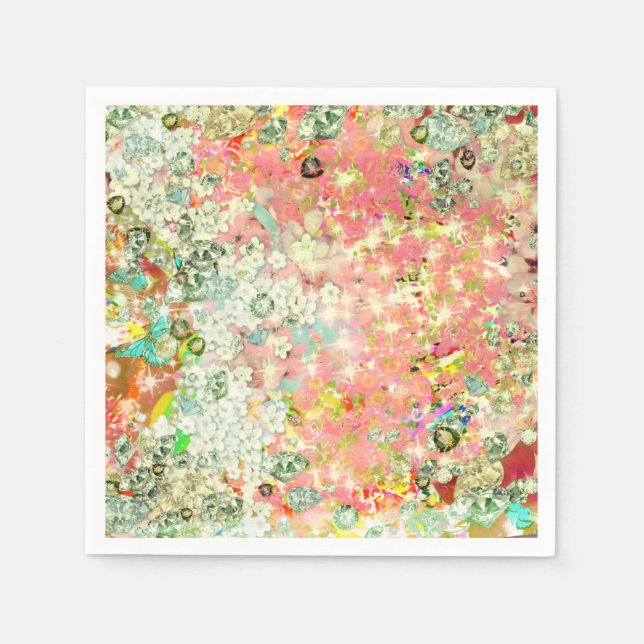 Princesa guardanapos de papel (Frente)