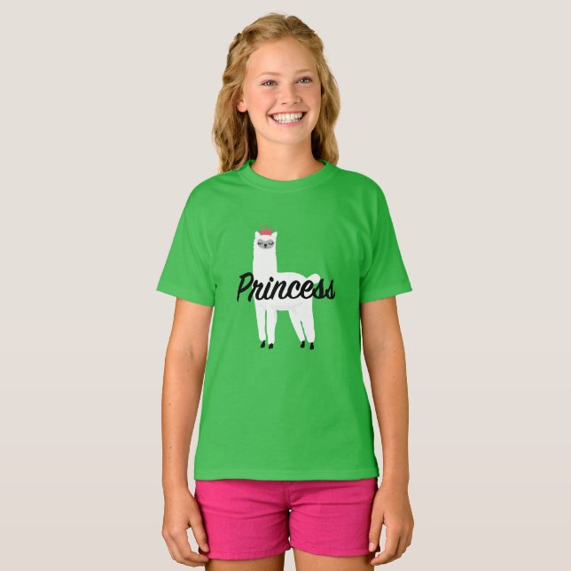 Princesa Lama Design - Camiseta de Nova Jersey (Frente Completa)